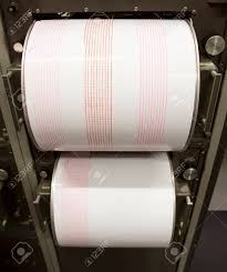 They are usually combined with a timing device and a recording device to form a seismograph. Le Sismographe Enregistre Un Tremblement De Terre Sur La Feuille De Papier A Mesurer Dispositif Sismologique Pour Mesurer Les Tremblements De Terre Aiguille De Machine A Sismographe Dessinant Une Ligne Rouge Sur