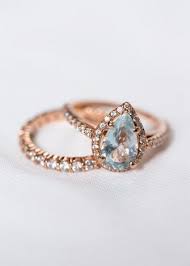 63 Ideas For Wedding Rings Colored Stones Style Colored Engagement Rings Pear Engagement Ring Rose Gold Engagement Ring