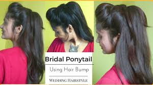 Just brush your hair up into a ponytail, divide it into equal strands hairstyles for men with long hair have plenty of forms and variations. Easy Wedding Messy Ponytail Hairstyle Using Bumps Quick Volumized Hair Tutorial For Brides Youtube