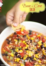 Black Bean And Corn Salsa With Rotel Easy Bean And Corn Salsa Recipe Recipes Food Corn Bean Salsa