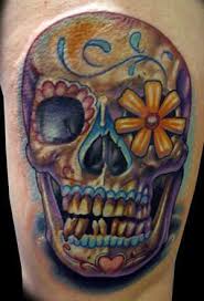 Awesome mandala tattoo © tattoo artist mil et une. Celebrate The Day Of The Dead With Sugar Skull Tattoos Ratta Tattooratta Tattoo