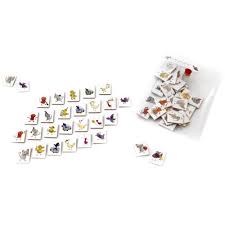 The game with animated animals. Small Animal Tiles Dogs And Birds