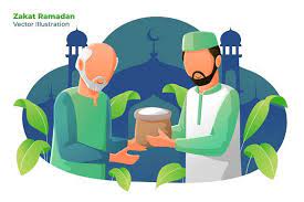 Zakat Ramadan Vector Illustration By Aqr Studio On Creativemarket Illustration Design Flat Design Illustration Vector Illustration Design
