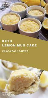 Keto Lemon Mug Cake Recipe Diet Desserts Lemon Mug Cake Recipes