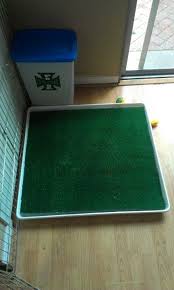 Diy Potty Patch Washer Drip Pan Mesh Grate Synthetic Grass Dog Potty Patch Dog Potty Dog Potty Area