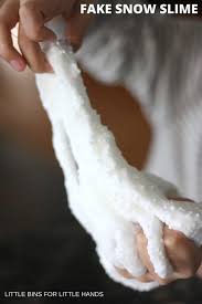 Put some of the instant snow powder into a bowl and add some water. 7 Snow Slime Recipes Little Bins For Little Hands
