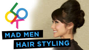 10+ exquisite hairstyles for men with straight hair. Mad Men Hairstyles How To W Daniella Pineda Valentine Bureau Youtube