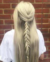This style looks complicated, but it's as easy as tying your shoes. 41 Pretty Half Up Half Down Braid Hairstyles To Diy Stayglam