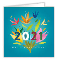 Envoyez une jolie carte ! Voeux Fleuris 2021 Cartes Entreprises Unicef