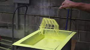Bottom spray coating (wurster coating) this process is particularly suitable for a controlled release of active ingredients. See The Fluidized Bed Powder Coating Process Youtube