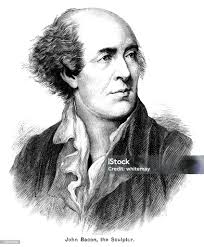 John Bacon British Sculptor Stock Illustration