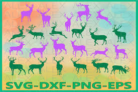 Download Reindeer Silhouette Svg Free Svg Cut Files Create Your Diy Projects Using Your Cricut Explore Silhouette And More The Free Cut Files Include Svg Dxf Eps And Png Files SVG Cut Files