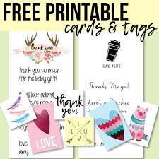 Help mom stay organized with a free printable baby shower gift list to keep track of all the gifts the new baby receives, and by whom. Free Printable Cards And Tags For Favors And Gifts Thank You Cards Baby Shower Thank You Cards Thank You Card Wording Printable Thank You Cards