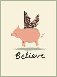 El Dia Que Los Chanchos Vuelen Flying Pig Funny Pigs Pig Art