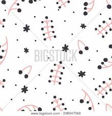 Look super trendy and fashionable with this cute and hip floral pillow! Hand Drawn Seamless Vector Photo Free Trial Bigstock