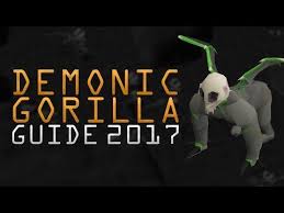 I wanted to make this guide as. Easy Demonic Gorillas Guide 2007scape