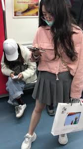 稀缺學妹專場專業抄底靚麗學生妹JK制服掀裙開閃光燈強抄看的心驚肉跳太刺激超清4K原版(42)