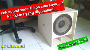 Plans, speaker system, audio system, speaker box design, subwoofer box …. Skema Box Line Araay 4 Inch Miniatur Sound System Youtube