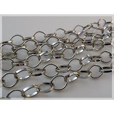 Platiniert a 2 traductions en 1 langues. 1 M Kette Mit Grossen Gliedern In Silberfarben Platiniert