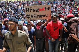 South african president cyril ramaphosa has called for people to stand against violence in response to deadly the unrest began as protests against zuma's jailing but has escalated and broadened. South Africa University Fee Protests Turn Violent South Africa Al Jazeera