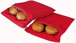 As per research to microwave potatoes in polyethylene bags is not safe. Amazon Com 2 Pack Microwave Potato Cooker Bag Potato Express Pouch Perfect Potatoes Just In 4 Minutes Home Kitchen