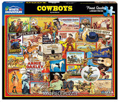 Check availability at nearby stores. Cowboys Jigsaw Puzzle 1000 Piece White Mountain Puzzles