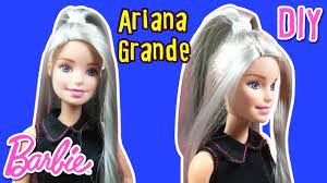 The barbie look is something that we have and always will be in love with! Ariana Grande Hair Tutorial For Barbie Doll How To Make Barbie Hairstyle Diy Making Kids Toys Youtube