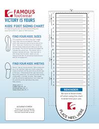 Kids Foot Sizing Chart Free Download