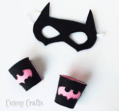 See more ideas about batwoman, batgirl, superhero. Felt Batgirl Or Batman Superhero Cuffs Cutesy Crafts