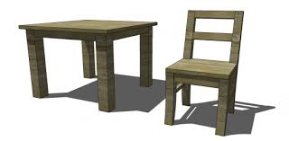 Free Diy Furniture Plans To Build A Pottery Barn Kids Inspired My First Table And Chairs Www Thedesi Kids Furniture Plans Furniture Plans Diy Furniture Plans