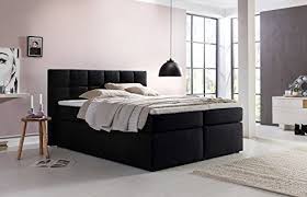 Mobelfreude Boxspringbett Bea Schwarz 160x200cm Inkl Lieferung Ins Schlafzimmer Visco Topper 7 Zonen Taschenfederkern Matr Boxspringbett Bett 200x220 Bett