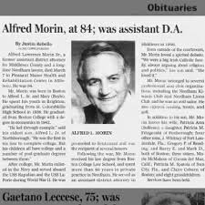 Obituary for Alfred Lawrence Morin (Aged 84)