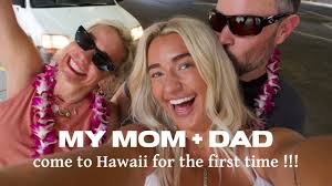 my parents came to visit me in Hawaii