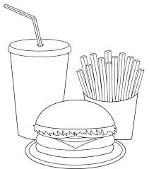 These fruits and vegetables coloring pages are designed to make your child have some fun while learning about fruits, vegetables and food items. Printable Fast Food Coloring Pages Printable Fast Food Coloring Pages Food Coloring Pages Food Coloring Coloring Pages