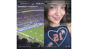 Rome Odunze's girlfriend Alannah Davidson shares emotional response to  Bears rookie's first NFL TD