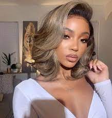 Arabella Human Hair Bob Wigs 4 4 Inch Lace Front Wig Ombre T1b 27 With Baby Hair 180 Density Ash Blonde Hair Wig Hairstyles Lace Hair