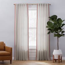 And if all this grey is making your room feel blah, here's how to fix it with my top 4 ways to decorate around your charcoal sofa. European Flax Linen Embroidered Stripe Curtain Natural Terracotta