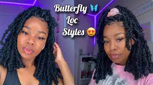 6 Butterfly Loc Hairstyles Very Easy Distressedboblocs Youtube Locs Hairstyles Braided Hairstyles Curly Hair Styles Naturally