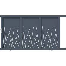 Portail Coulissant Aluminium Caminia Exterieur En 2020 Portail Coulissant Portail