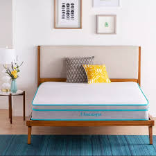 Essentials 10 Spring And Memory Foam Hybrid Mattress Linenspa Upholstered Platform Bed Hybrid Mattress Mattress