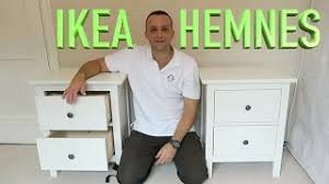 White bedside tables ikea cheap white bedside tables bedroom. Ikea Hemnes Chest Of 2 Drawers Assembly Youtube