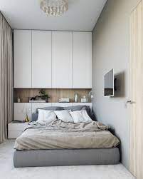 3d Rendering Modern Apartment In Moscow On Behance Small Apartment Bedrooms Tiny Bedroom Design Small Master Bedroom
