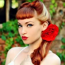 The bouffant adds extra height to the crown section and creates the look of updo. Tap Into That Retro Glam With These 50 Pin Up Hairstyles Hair Motive
