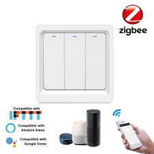 Zigbee Smart Light Switch Push Button Smart Life Tuya App Remote Control Wall Switch Compatible With Home For Voice Control Walmart Com Walmart Com
