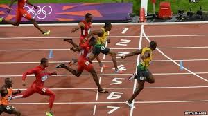 Jamaican usain bolt sets a new olympic record as he retains his 100m gold medal at the london 2012 olympics on the 5 august 2012.fellow jamaican yohan blake. Secret Of Usain Bolt S Speed Unveiled Bbc News
