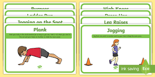 Using this guide ♦when/if it works for you! Pe From The Home Fitness Station Activity Cards