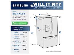 For more specific measurements for each refrigerator style, see our refrigerator size chart below. Pin On Appliance