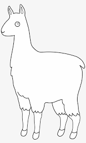 How to draw fortnite unicorn llama fornite is a crazy game taking over the worldok maybe not but we have fun playing it. Cute Llama Line Art Free Clip Clipart Black And White Llama Clipart Free Transparent Png Download Pngkey