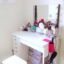 Dressing Table Idea Using Micke Desk And Klimpen Drawer Unit All From Ikea Bedroom Renovation Dressing Table Beauty Room