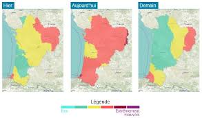 Lieu et heure d'observation météo : En Creuse Pic De Pollution Au Moins Jusqu A Vendredi A Cause Du Sable Du Sahara